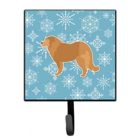 Jensendistributionservices Winter Snowflake Caucasian Shepherd Dog Leash or Key Holder MI1655423